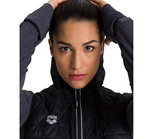 ARENA Chaleco de running para mujer con forro, Mujer, Chaleco para correr, 3628, Negro , large