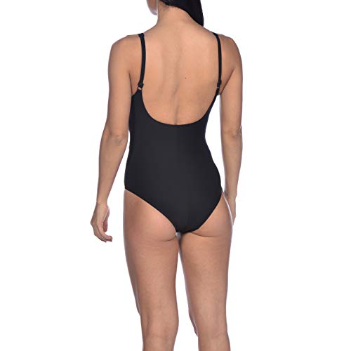 Arena W U Back One Piece Bañador Bodylift Mujer Dana Copa B, Black-Rose Violet, 42