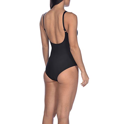 Arena W U Back One Piece Bañador Bodylift Mujer Dana Copa B, Black-Rose Violet, 42