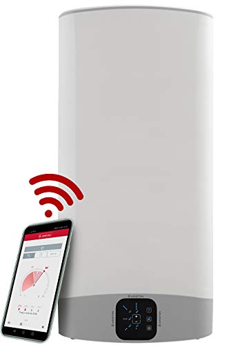 Ariston, Velis Wifi, Termo Eléctrico, Capacidad 80 Litros, 230 V, 3626328.Fabricado para ser instalado en España