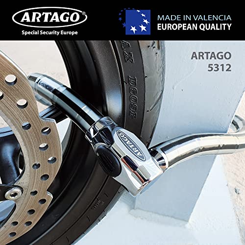 Artago 5315 Antirrobo Articulado, Máxima Seguridad, Moto, Scooter, Bicicleta