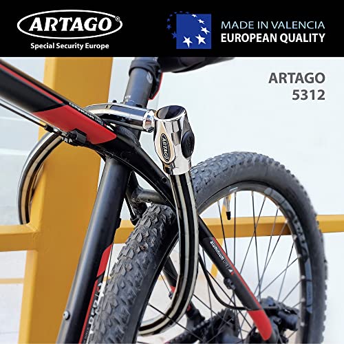 Artago 5315 Antirrobo Articulado, Máxima Seguridad, Moto, Scooter, Bicicleta