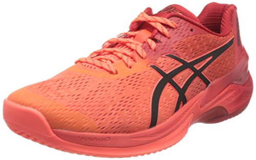 Asics 1051A055-701_43,5, Zapatos de Voleibol Hombre, Rouge Vif Noir, 43.5 EU