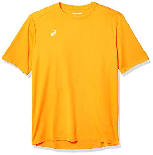 ASICS Camiseta de Manga Corta para Hombre Circuit 8, Hombre, Manga Corta, Ref!, Naranja Fluorescente, S