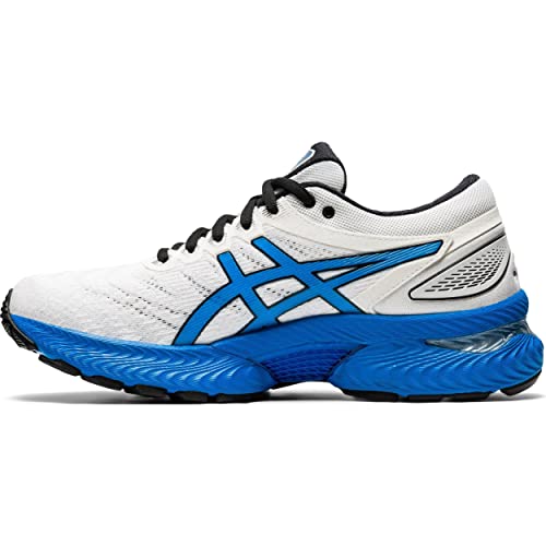 ASICS Gel-Nimbus 22, Zapatillas Deportivas Mujer, White/Electric Blue, 39.5 EU