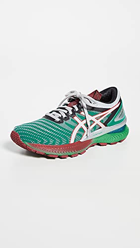 ASICS Zapatos Fn1-S Gel-Nimbus 22 para mujer, Joya báltica/plata pura, 44.5 EU