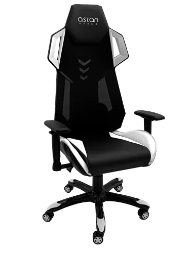 Astan Hogar Silla Gaming Stream Team Ergonómica, Reposabrazos 2d, Reclinable 155º, Negra/Amarilla AH-AG10100BL