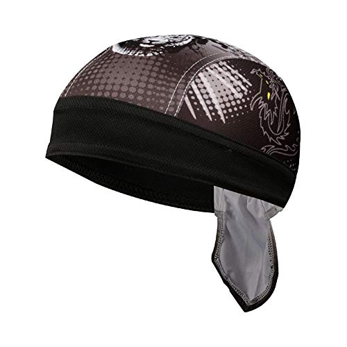 Asudaro Gorra unisex de pirata, para equitación al aire libre, pañuelo para la cabeza, gorro para bicicleta, protección UV, pañuelo pirata, gorro para correr, gorro funcional, Diseño 1, Talla única