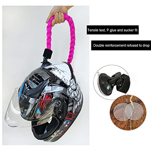 Asudaro Trenzas De Casco, Trenzas Para Cascos De Moto, Peluca Cola De Caballo Con Ventosa Desmontable Para Motocicleta Scooter Casco Accesorios Peluca de Trenza para Mujer