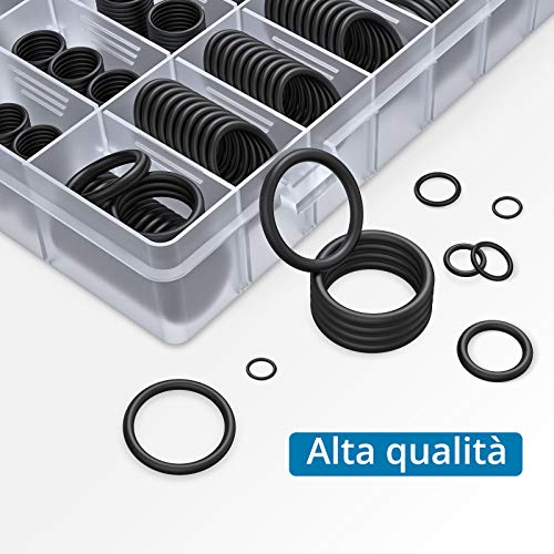 AUTOUTLET Juego de Aros Tóricos, 800PCS Juntas Tóricas, 24 Tamaño Aislamiento Junta Arandela, Juntas de Anillo Surtido para Sanitarios, Elementos de Estanqueidad, Juntas de Sifón, Conexión de Grifo