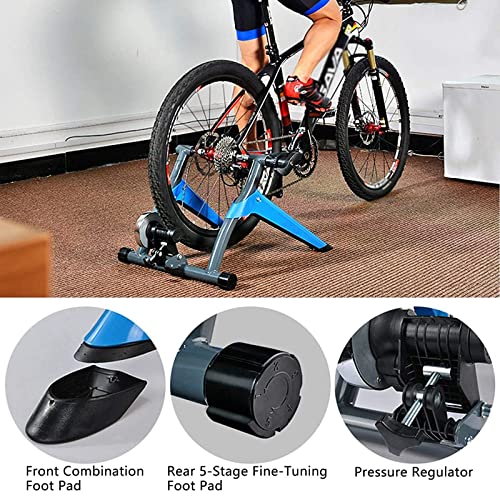 AWJ Soporte para Entrenador de Bicicleta, Accesorios para Entrenador de Bicicleta, Bastidores y Soportes para Ciclismo, 8 configuraciones de Resistencia, Montar Ejercicio, Montaña de 26"-2