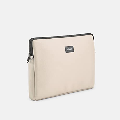 b-Kover Funda para Portátil 15-15,6 Pulgadas, Maletín para Portátil Cuero Vegano Impermeable, Bolso Mujer/Hombre para Portátil MSI/ASUS/Acer/Lenovo/DELL/HP/