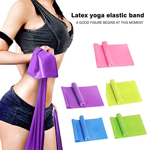 Ba30DEllylelly Deporte Gimnasio Fitness Equipo de Yoga Entrenamiento de Fuerza Bandas de Resistencia elásticas Entrenamiento Yoga Lazos de Goma Banda de Pilates Deportiva