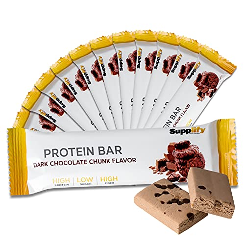 Barritas de proteínas de Suppifly, baja en carbohidratos, caja de 12 barritas de 60 g cada una, con sabor natural, opción saludable como reemplazo alimenticio