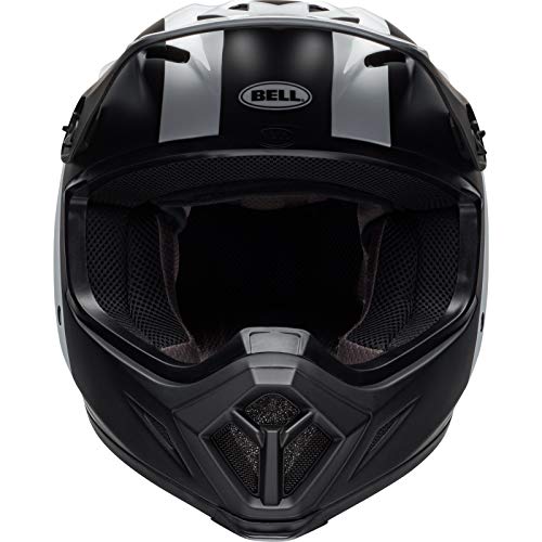 BELL 7101393 MX-9 MIPS Presence - Casco de motocross XS mate brillante, color negro y blanco