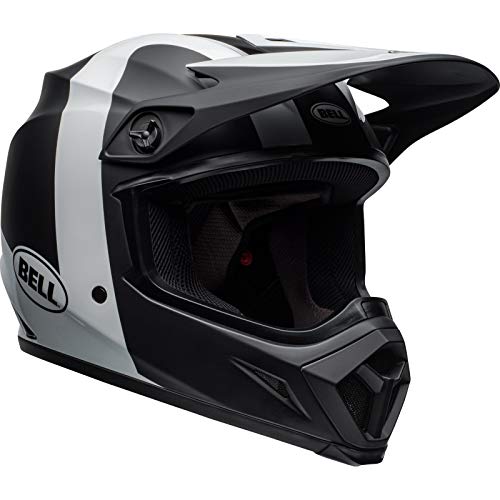 BELL 7101393 MX-9 MIPS Presence - Casco de motocross XS mate brillante, color negro y blanco