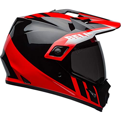 BELL HELMET MX-9 ADVENTURE MIPS DASH BLACK/RED/WHITE M