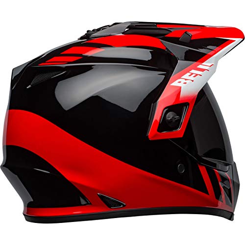 BELL HELMET MX-9 ADVENTURE MIPS DASH BLACK/RED/WHITE M