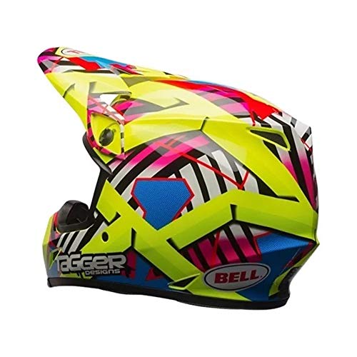 Bell Helmets BH 7080818 Bell MX-9 MIPS Tagger Doble Problema HI Viz S, Hombre