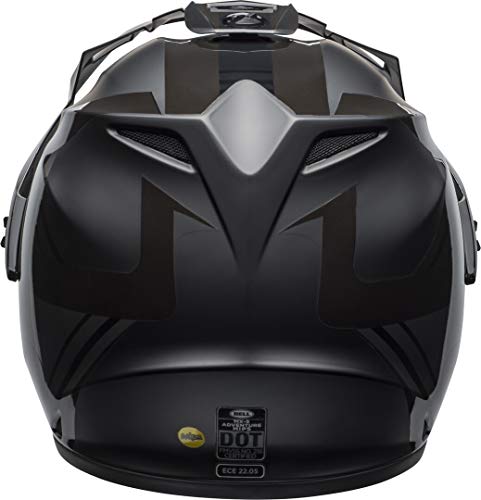 BELL MX-9 Adventure MIPS Blackout Helmet mate negro y brillante, talla S