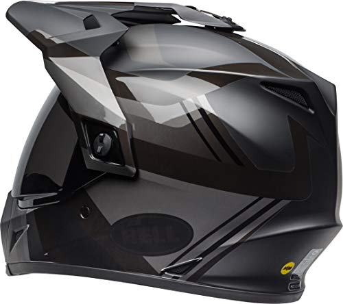 BELL MX-9 Adventure MIPS Blackout Helmet mate negro y brillante, talla S