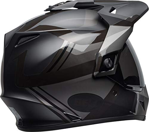 BELL MX-9 Adventure MIPS Blackout Helmet mate negro y brillante, talla S