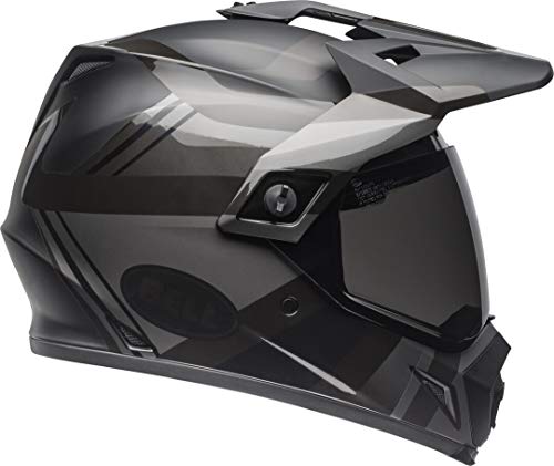 BELL MX-9 Adventure MIPS Blackout Helmet mate negro y brillante, talla S
