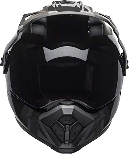 BELL MX-9 Adventure MIPS Blackout Helmet mate negro y brillante, talla S