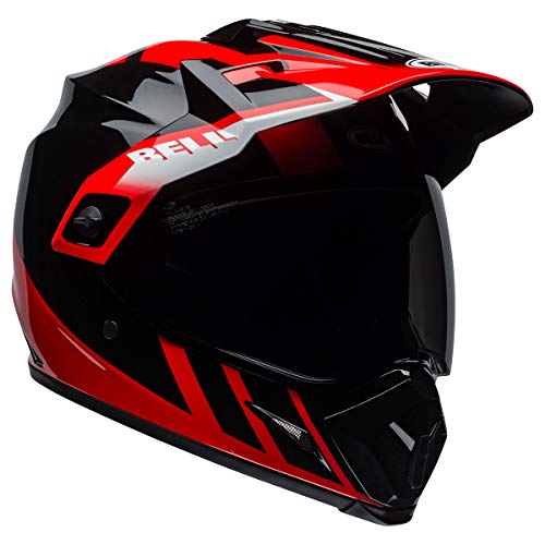 Bell MX-9 Adventure MIPS - Casco de suciedad (negro, rojo, pequeño), color negro