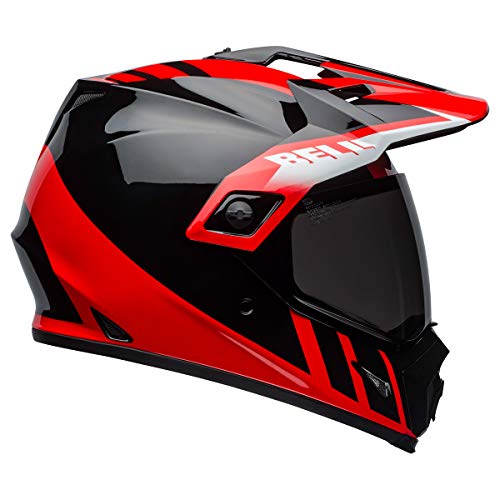 Bell MX-9 Adventure MIPS - Casco de suciedad (negro, rojo, pequeño), color negro