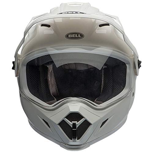 Bell MX-9 Adventure MIPS Cascos, Hombre, Solid White, S