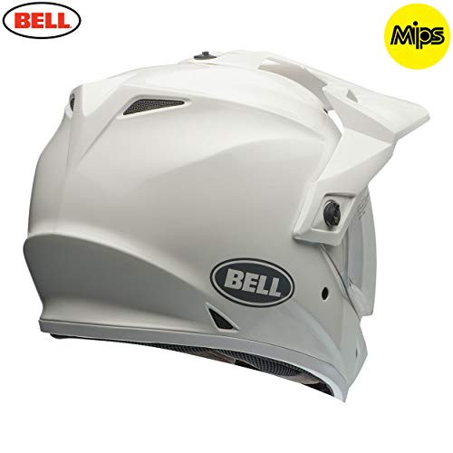 Bell MX-9 Adventure MIPS Cascos, Hombre, Solid White, S