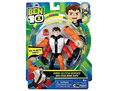 Ben 10 BEN49000 Figura de acción - Cuatro Brazos Omni Glitch