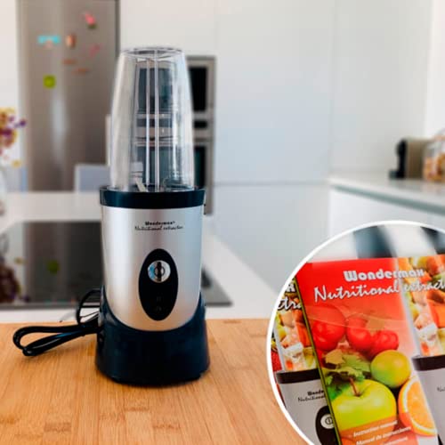 BEST DIRECT Wondermax Visto en TV Extractor de Alta velocidad, Mezcladora eléctrica de Verduras & Frutas y Mini Exprimidor de Zumo