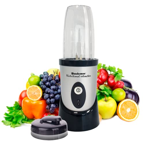 BEST DIRECT Wondermax Visto en TV Extractor de Alta velocidad, Mezcladora eléctrica de Verduras & Frutas y Mini Exprimidor de Zumo