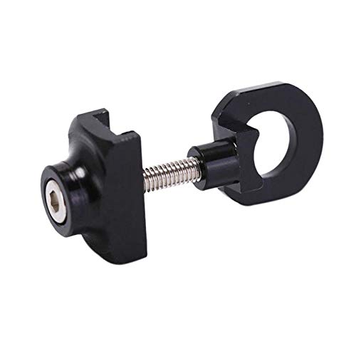 Bestlymood Bike Tensor De Cadena Ajustador Aleación De Aluminio Sujetador De Bicicleta Perno Tornillo De Perno De Bicicleta De una Sola Velocidad para BMX Fixie Bicicleta Negro