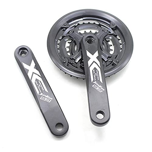 Bielas MTB 24-34-42T MTB CIRANKSET 7/8/9 SPEED BICICLE GIRANCY Set de la bicicleta Juego de la manivela de aluminio de 170 mm de la manivela del diamante del diamante Rueda de la rueda de la rueda de