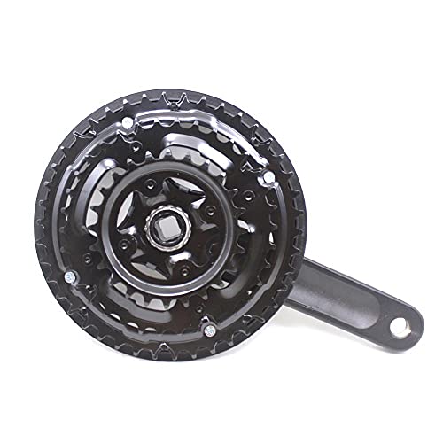 Bielas MTB 24-34-42T MTB CIRANKSET 7/8/9 SPEED BICICLE GIRANCY Set de la bicicleta Juego de la manivela de aluminio de 170 mm de la manivela del diamante del diamante Rueda de la rueda de la rueda de