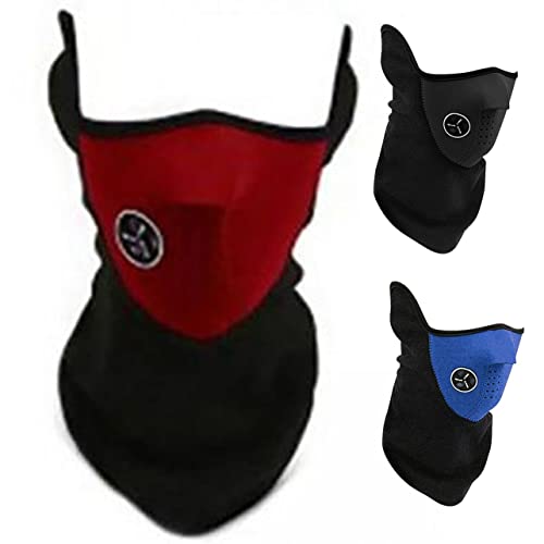 BigBigHundred Máscara Facial Máscara Deportiva para Montar a Prueba de Viento Protección Facial Equipo para Montar en Motocicleta Suministros Máscara de Ciclismo - Azul