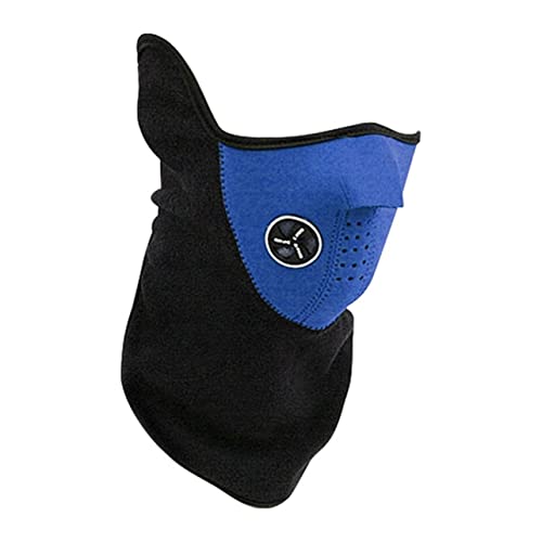 BigBigHundred Máscara Facial Máscara Deportiva para Montar a Prueba de Viento Protección Facial Equipo para Montar en Motocicleta Suministros Máscara de Ciclismo - Azul