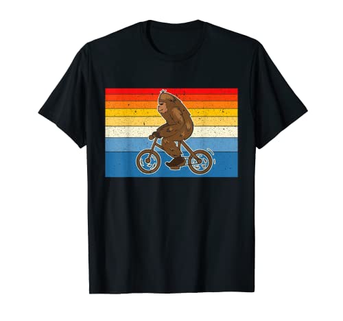 Bigfoot Bike Yeti Cyclist Bicicleta Amante Biker Biking MTB Camiseta