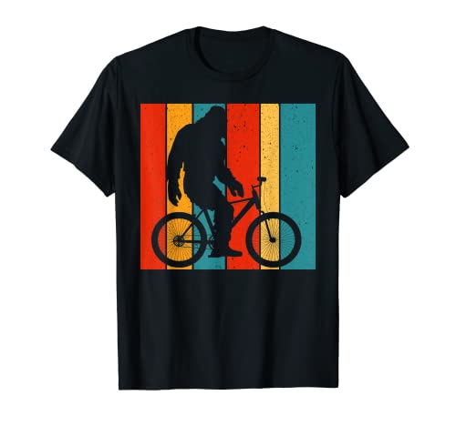 Bigfoot Bike Yeti Cyclist Bicicleta Amante Biker Biking MTB Camiseta