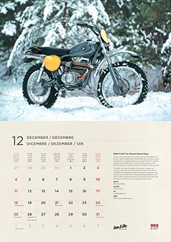 Bike EXIF Custom Motorcycle Calendar 2022