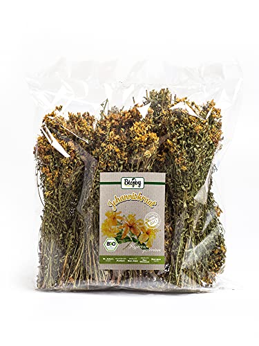 Biojoy Hierba de San Juan (Hiperico) BÍO, tallos y flores enteros secos de Hypericum perforatum (250 g)