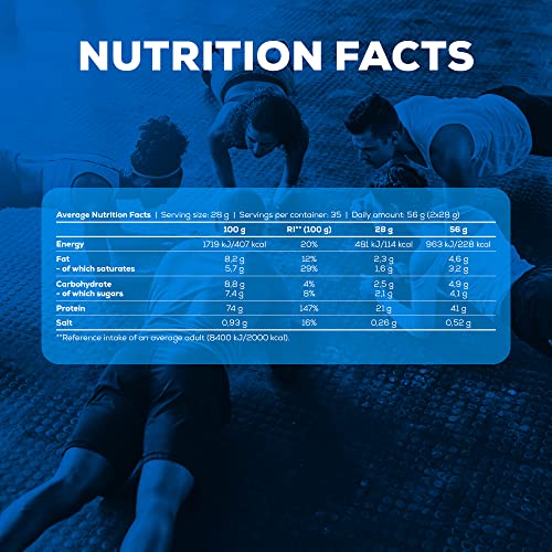 BioTechUSA 100% Pure Whey Complejo de proteína de suero, con aminoácidos añadidos y edulcorantes, sin conservantes, 454 g, Arroz con leche