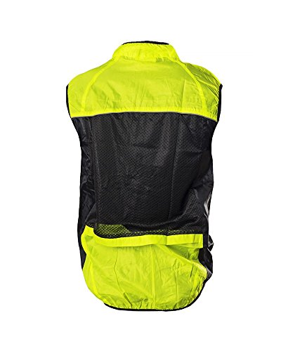 BIOTEX Windbiotex - Chaleco Cortavientos, Hombre, Windbiotex, 08 Giallo Fluo