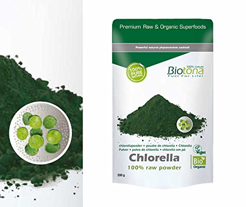 Biotona Chlorella Raw 200Gr. Bio 1 Unidad 300 g