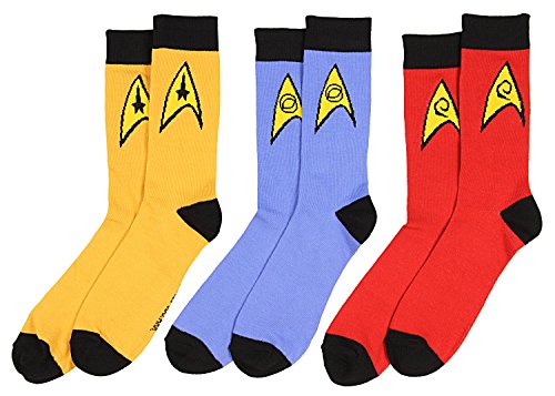 Bioworld Star Trek La Serie Original uniforme tripulación adulta calcetines