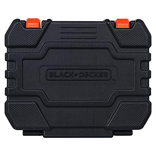 BLACK+DECKER A7188 Set de 50 Piezas con Brocas y Puntas para Atornillar y Taladrar Brocas de Titanio