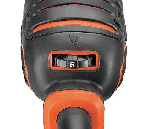 BLACK+DECKER MT300KA Multiherramienta oscilante 300 W 5 acoplamientos 6 Hojas de Lija y maletín 230 V Velocidad variable Incluye 12 accesorios